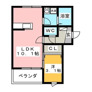 Casa Brezza【3階】の間取り
