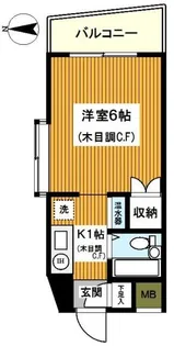 Liz三ッ沢【2階】の間取り