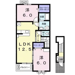 グラン・シャリオ【2階】の間取り