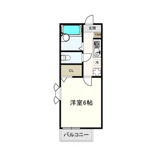 SHIINO MANSHION II【2階】の間取り