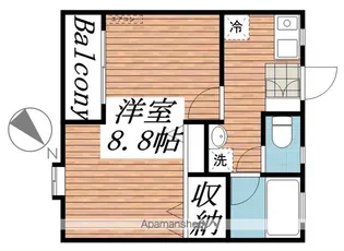 ヴィラセントラル【1階】の間取り