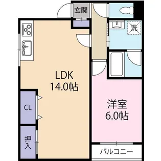シャイン東川口第7【2階】の間取り
