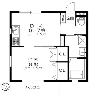 サンフェリーチェ新小岩【2階】の間取り