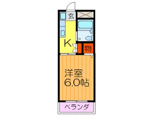 ア-バンライフ枚方【1階】の間取り