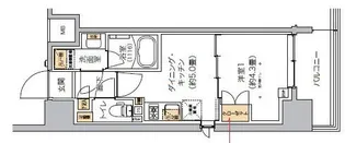 リビオメゾン芝浦【4階】の間取り