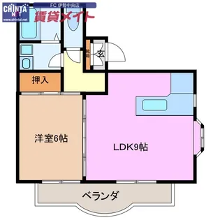 船江第2ロイヤルマンション【1階】の間取り