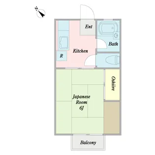 豊ハイツ【2階】の間取り