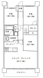 レーベン川口元郷StaFront【15階】の間取り