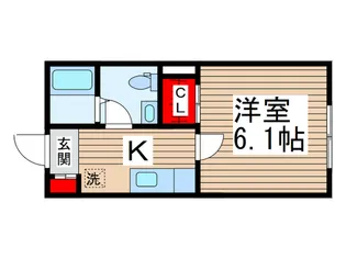 BRIX葛城【2階】の間取り