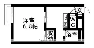 ハピネス水の坂【2階】の間取り