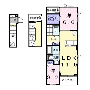 アルカディアIII【3階】の間取り