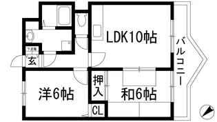 エミネンス丸の内B棟【2階】の間取り