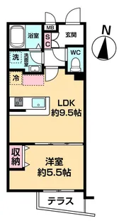 NEXAS EBARAの間取り