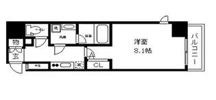 LEXE秋葉原East【2階】の間取り