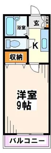 コーポ白糸台第1【1階】の間取り