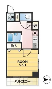 Verona錦糸町IILusso【7階】の間取り