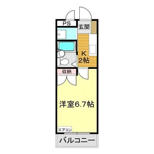 ヴィラ・ルミエール No.1【1階】の間取り