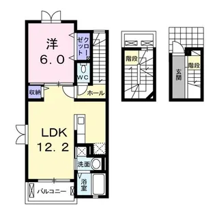 ティン・グローブIV【3階】の間取り