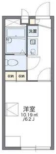 レオパレスエナミス【2階】の間取り