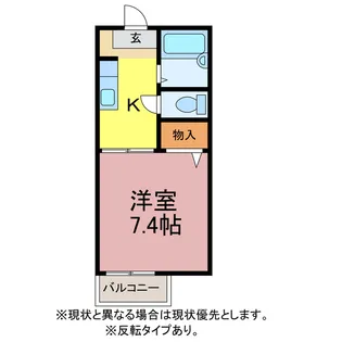 佐藤ハイツ【2階】の間取り