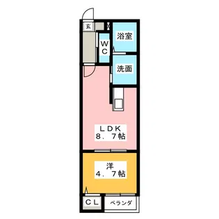 Monstera野並【1階】の間取り