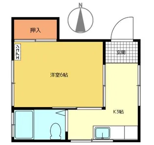 しめぎ荘【1階】の間取り