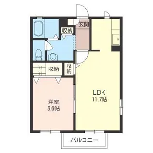 プレミールヴィラ【1階】の間取り