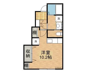 ベルメゾン・ラク G【1階】の間取り