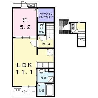 サンリット・エンゼルA【2階】の間取り