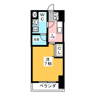 ロジック砂山【10階】の間取り