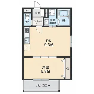 エトワールセレスト茨木【3階】の間取り