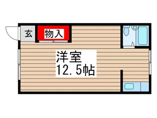 ア-バン シャンテイ【1階】の間取り