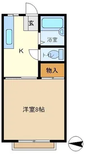 メゾン豊D【1階】の間取り