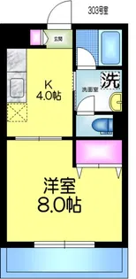 ジュネラス指田【1階】の間取り