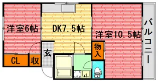 プレジール吉川B棟【1階】の間取り