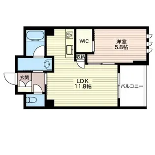 アルテージ錦【4階】の間取り