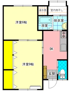 Kコーポ2【1階】の間取り