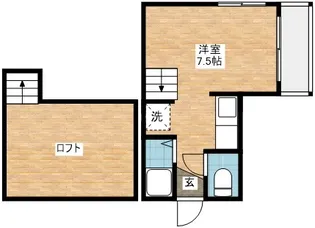 BRAVAS昭和【2階】の間取り