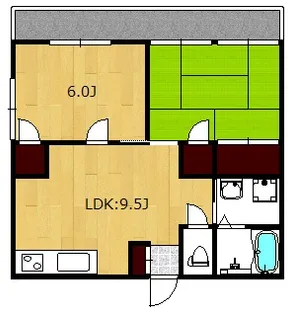 ルグラン都筑【2階】の間取り