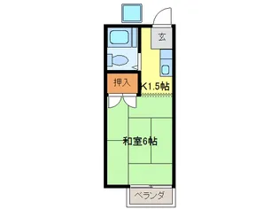 岐阜県岐阜市折立【アパート】の間取り