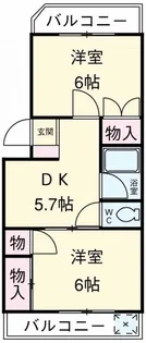 マンション裕【3階】の間取り