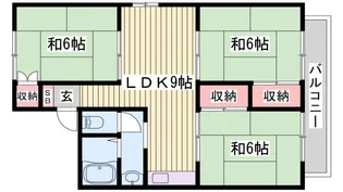 ガーデンハウス C棟【2階】の間取り