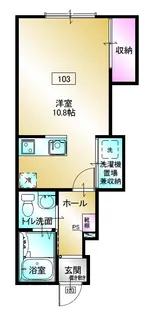 ハーランエステート【1階】の間取り