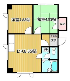 エクセレントハウス【3階】の間取り