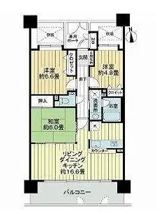 3LDKの間取り画像