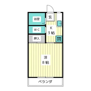 フレグランス豊盟 B棟【1階】の間取り
