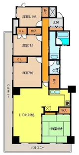 紫塚メゾン【2階】の間取り