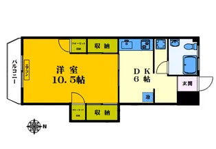 高橋マンション【4階】の間取り