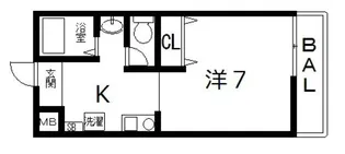 ドムスOGAWA【3階】の間取り