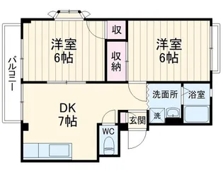 グリーンハイツA【3階】の間取り